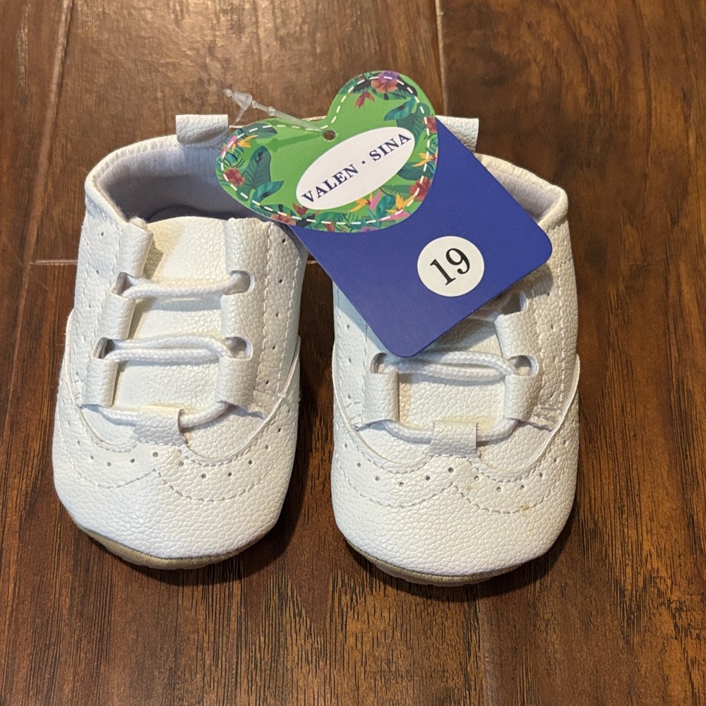 White Baby Shoes